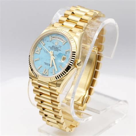 rolex presidential 18k yellow gold day date quartz|Rolex presidential day date 36mm.